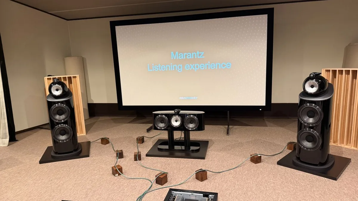  Denon and Marantz took me to hi-fi and home cinema heaven with its £200,000 reference system, and it sounded out of this world 