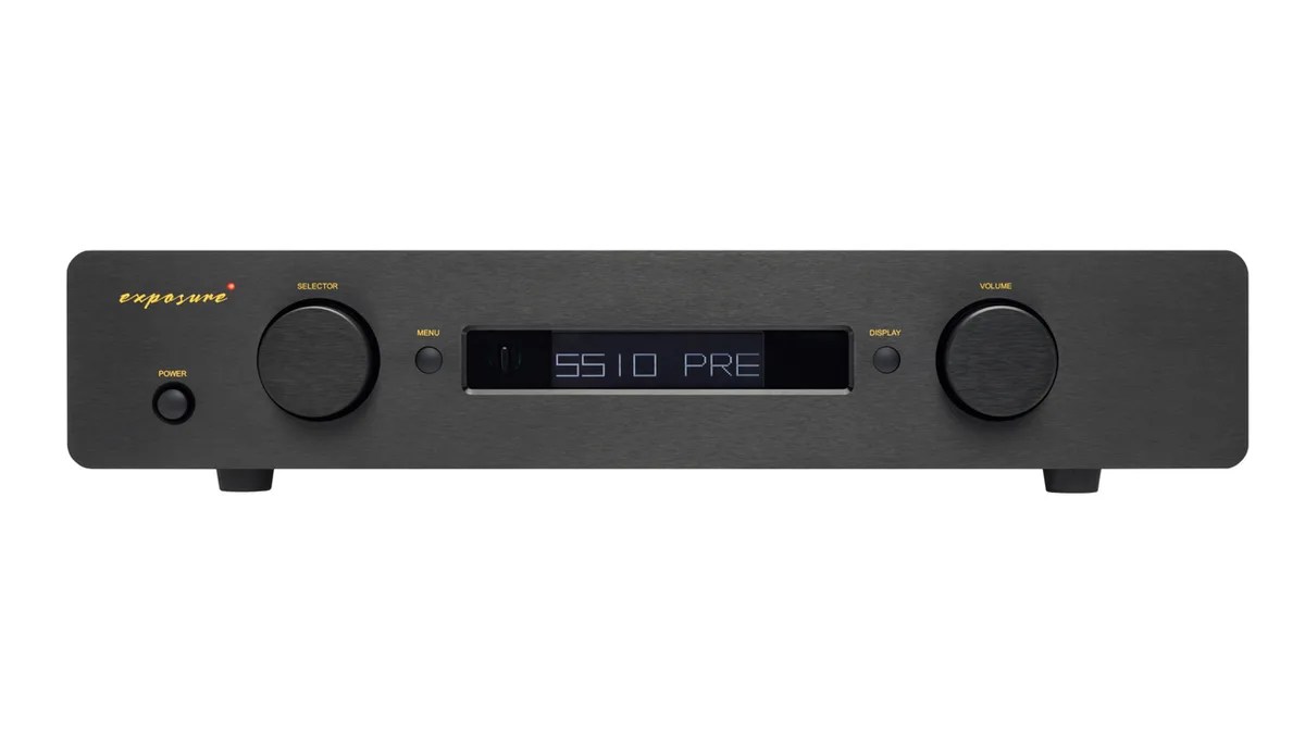  Exposure's top-end 5510 preamplifier promises a "pitch-black sonic background" and can be customised to suit your hi-fi system 