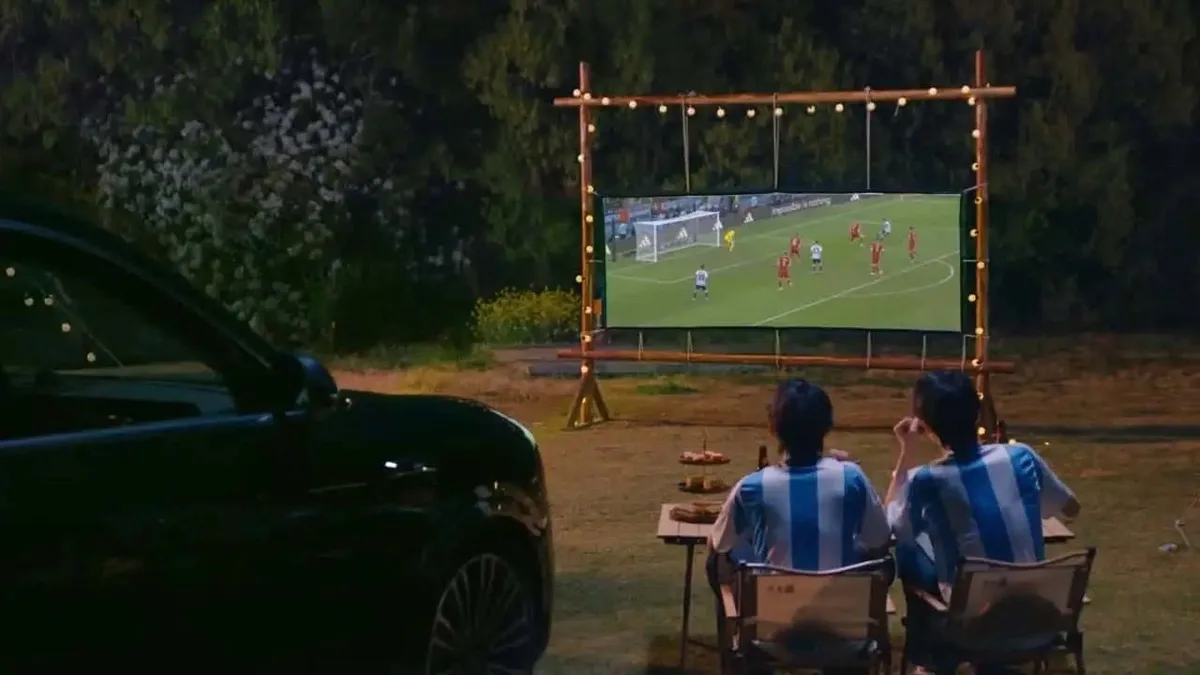  A new era of drive-in movies? These car headlights have a projector built in 