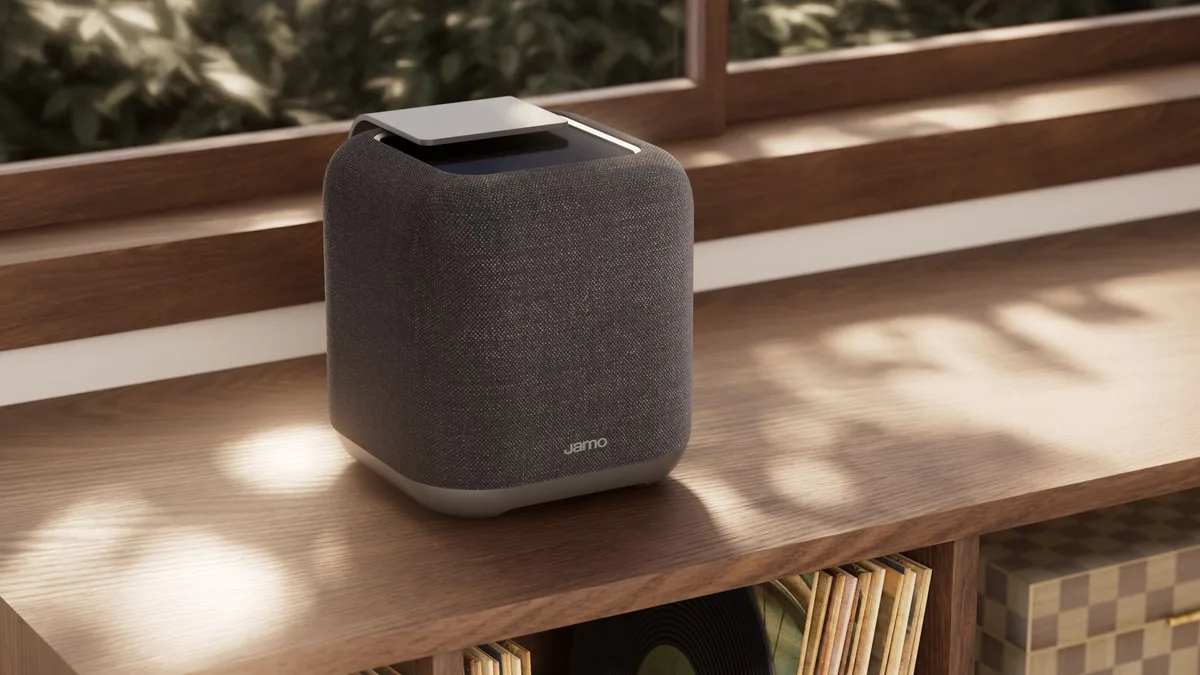 Jamo’s new flagship HYG 5 wireless speaker is like a HomePod with added motion controls 