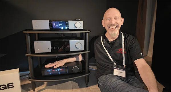 Cambridge Audio Rocks and Rules in a Fidelity Imports Room at Audio Advice Live 2026