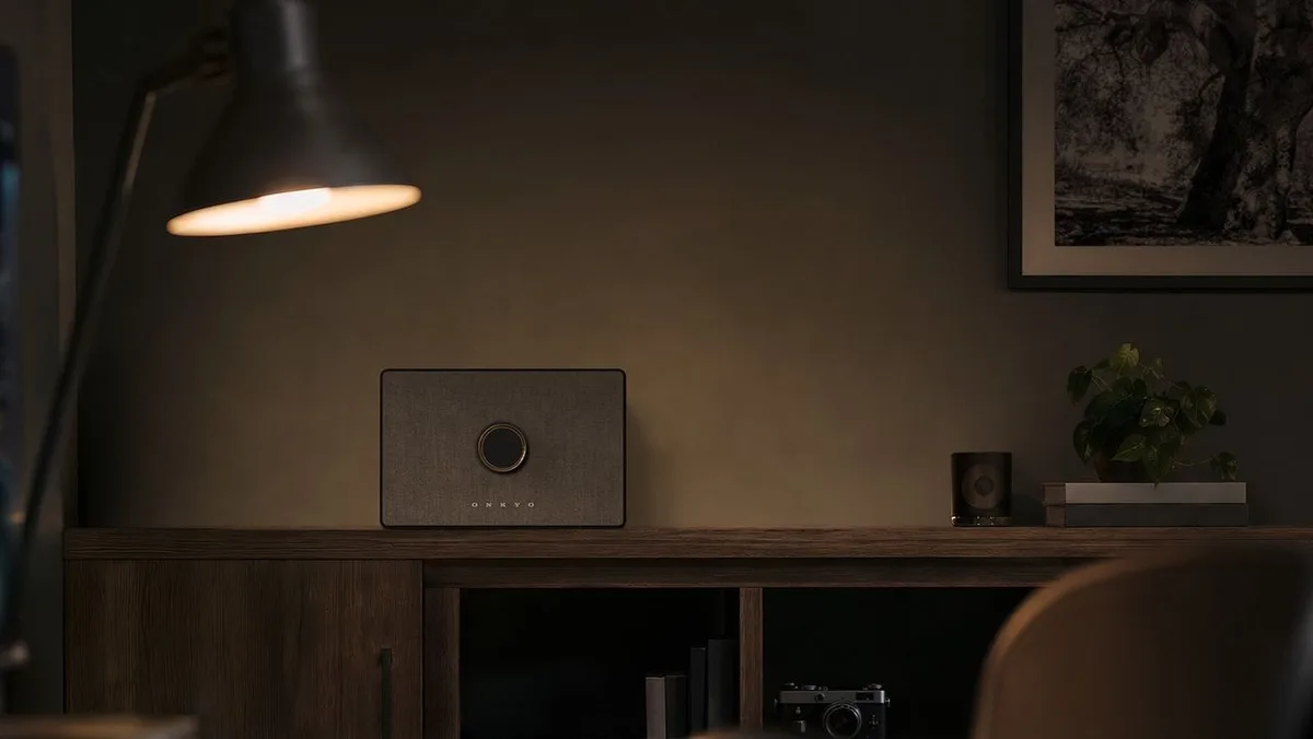  Onkyo's new trio of wireless speakers features Bluetooth, HDMI and a phono stage, available in three different sizes 