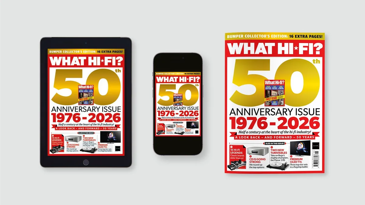  New issue of What Hi-Fi? out now: it's a bumper 50th Anniversary special! 