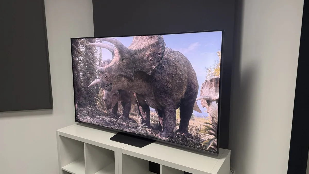  We’ve got a big next-gen TV in for testing – but can it dethrone our Award-winning Sony OLED? 