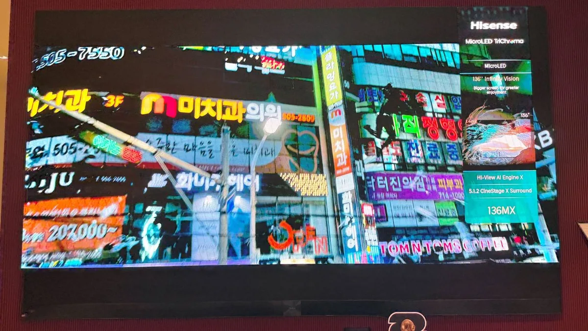  Hisense showed me its dazzling flagship TV at a luxury London retailer, and it could signify a promising future for Micro LED 