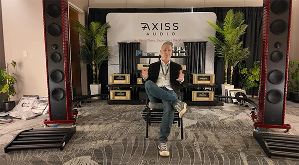 Axiss Audio in the Imagination Room at AXPONA 2026