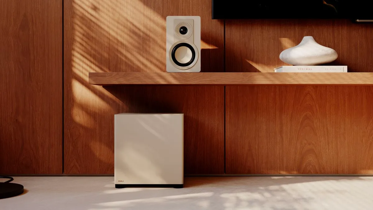  Dali’s new subwoofer is designed to “get the full scale and bandwidth from a compact and interior friendly package” 