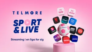 Telmore udvider Play-universet: Nu kommer sport og live-tv med i abonnementet