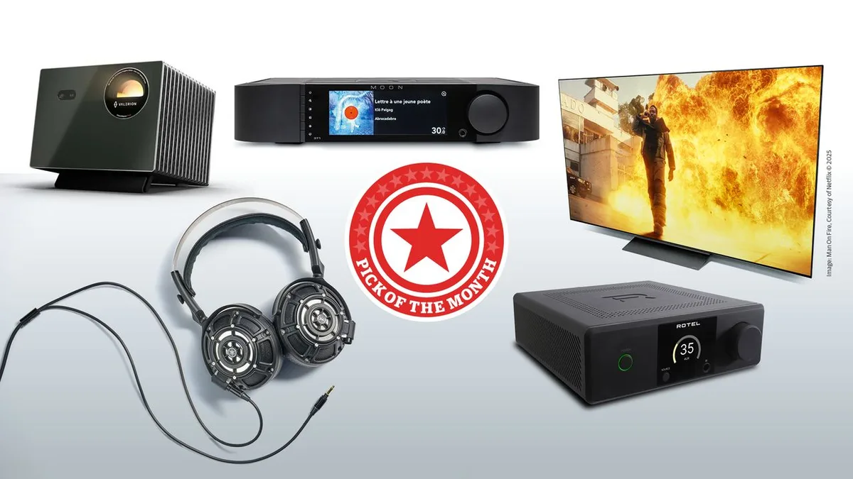  Pick of the Month: LG’s new OLED TV, a surprisingly awesome projector, a Rotel amp and more earn five stars 