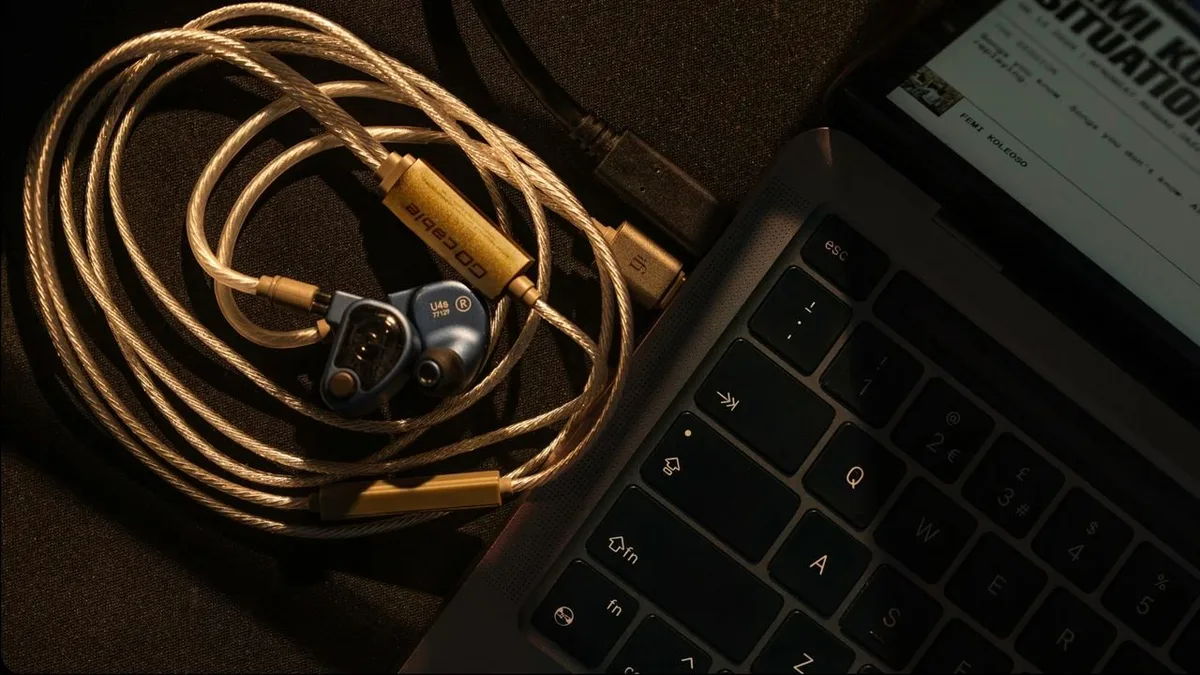  iFi has squeezed a DAC and headphone amplifier into its latest USB-C in-ear monitor cable 