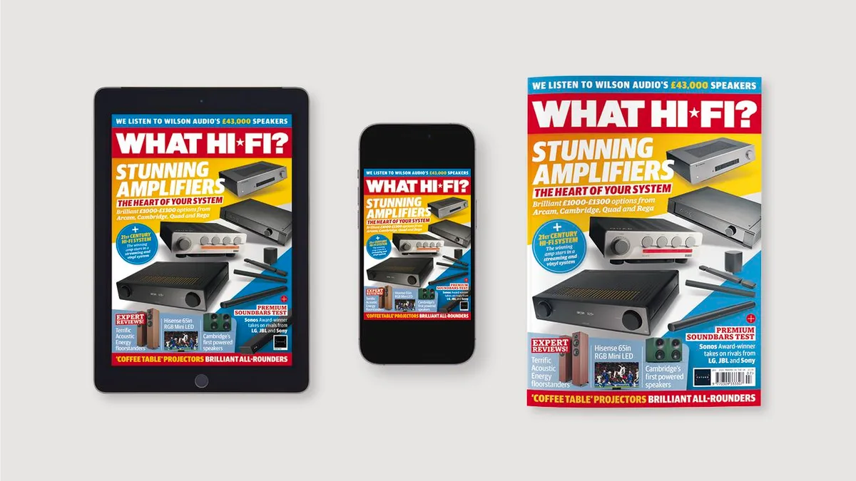  New issue of What Hi-Fi? out now: stunning stereo amplifiers, premium Dolby Atmos soundbars tested and more 